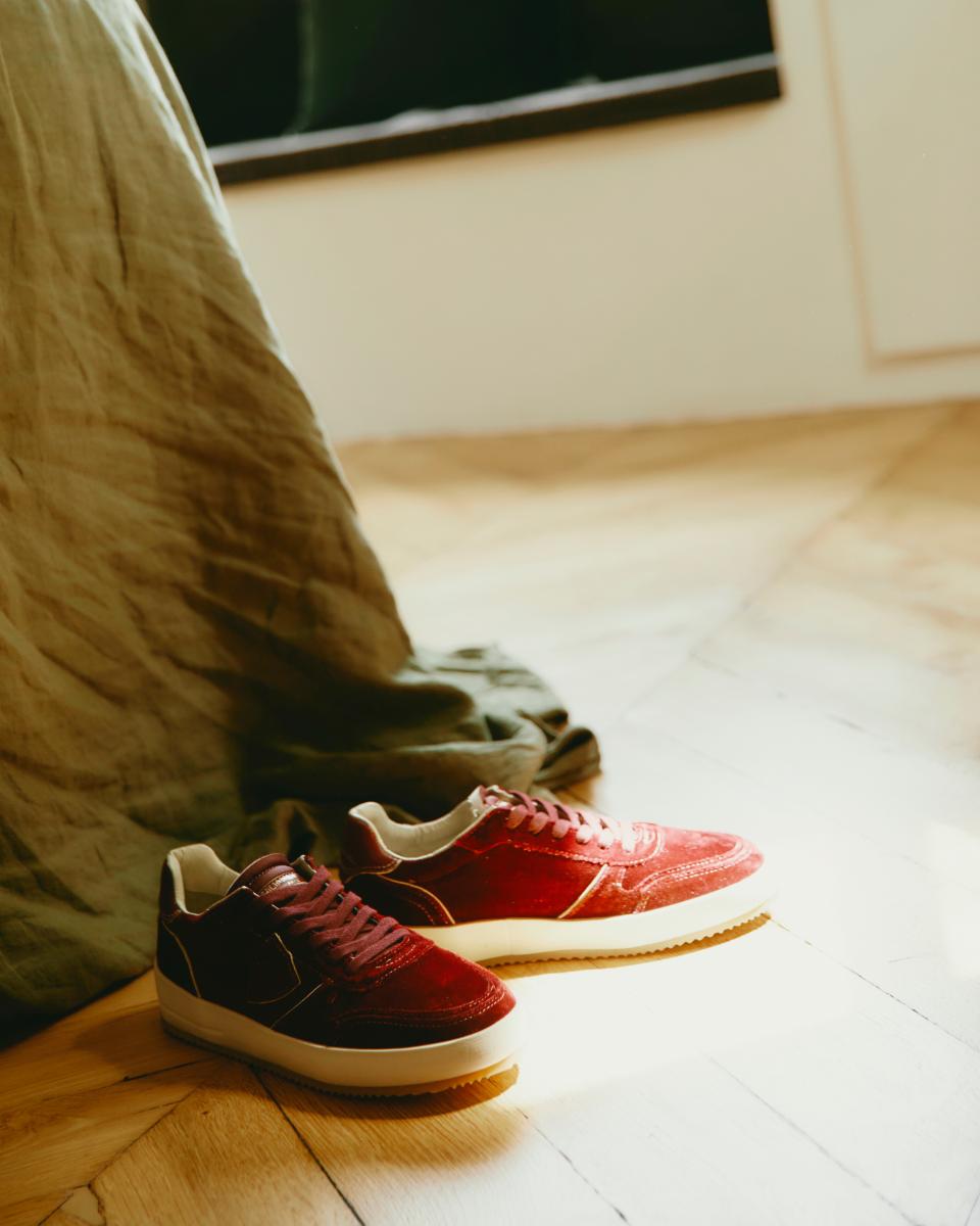Philippe Model sneakers nice women burgundy
