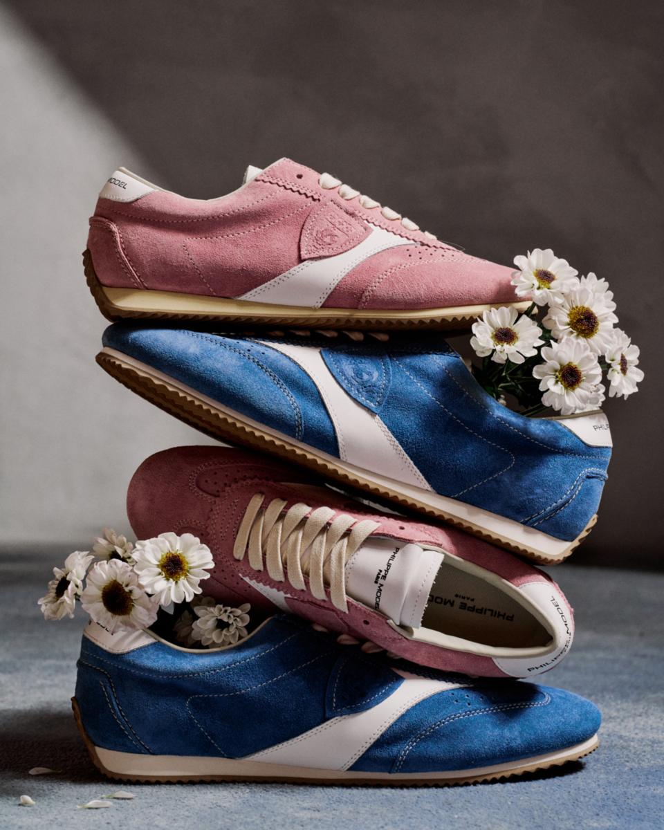 Philippe Model sneakers planche pink white blue white