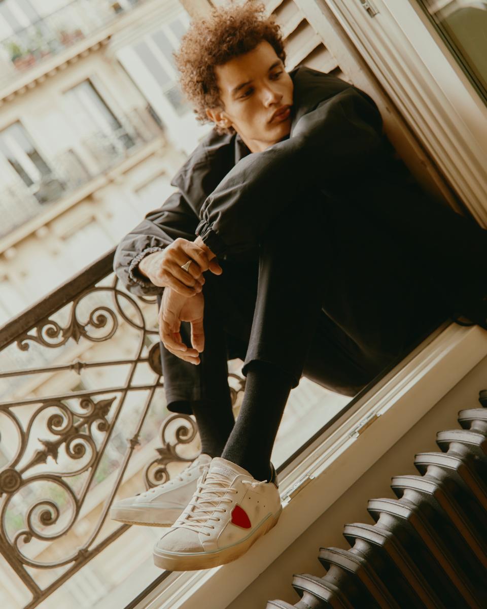 Philippe Model sneakers prsx men white black red