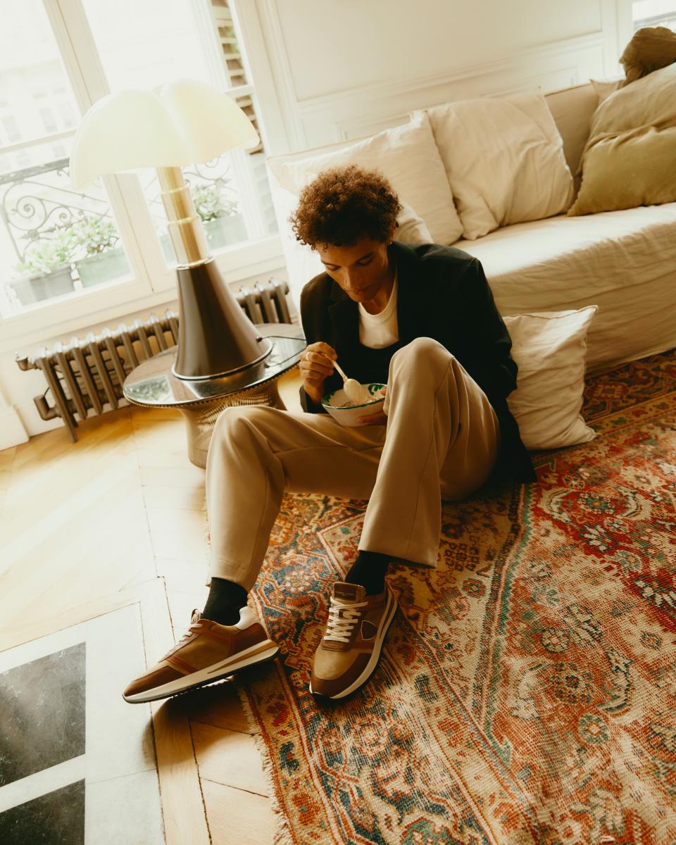 Philippe Model sneakers tropez 2.1 men cognac brown
