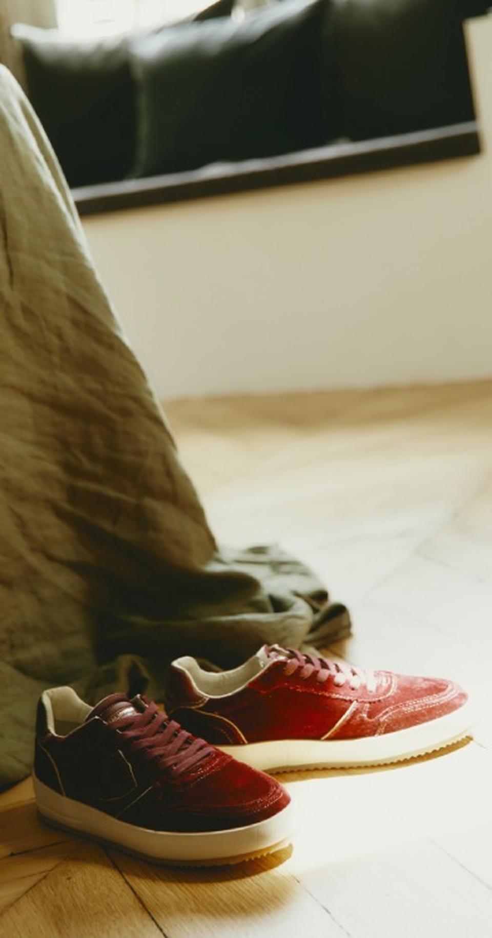 Philippe Model sneakers nice donna bordeaux