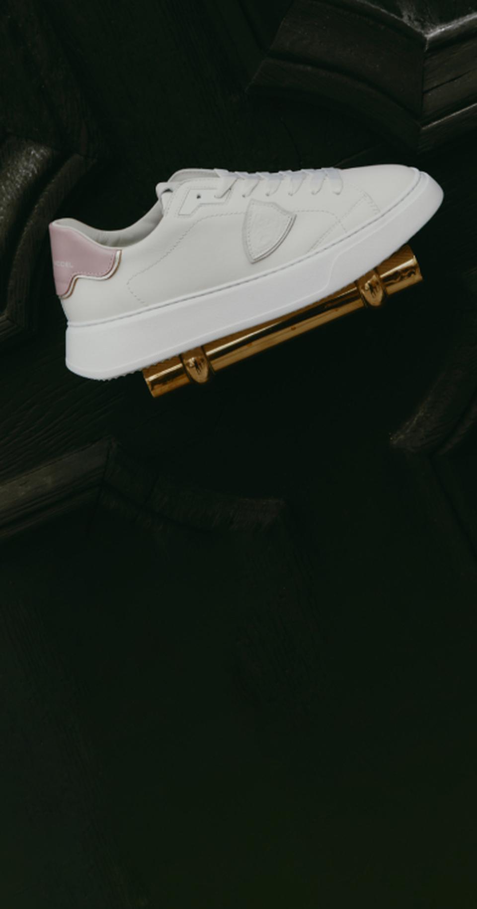 Philippe Model Sneakers Temple Damen Weiß Mauve