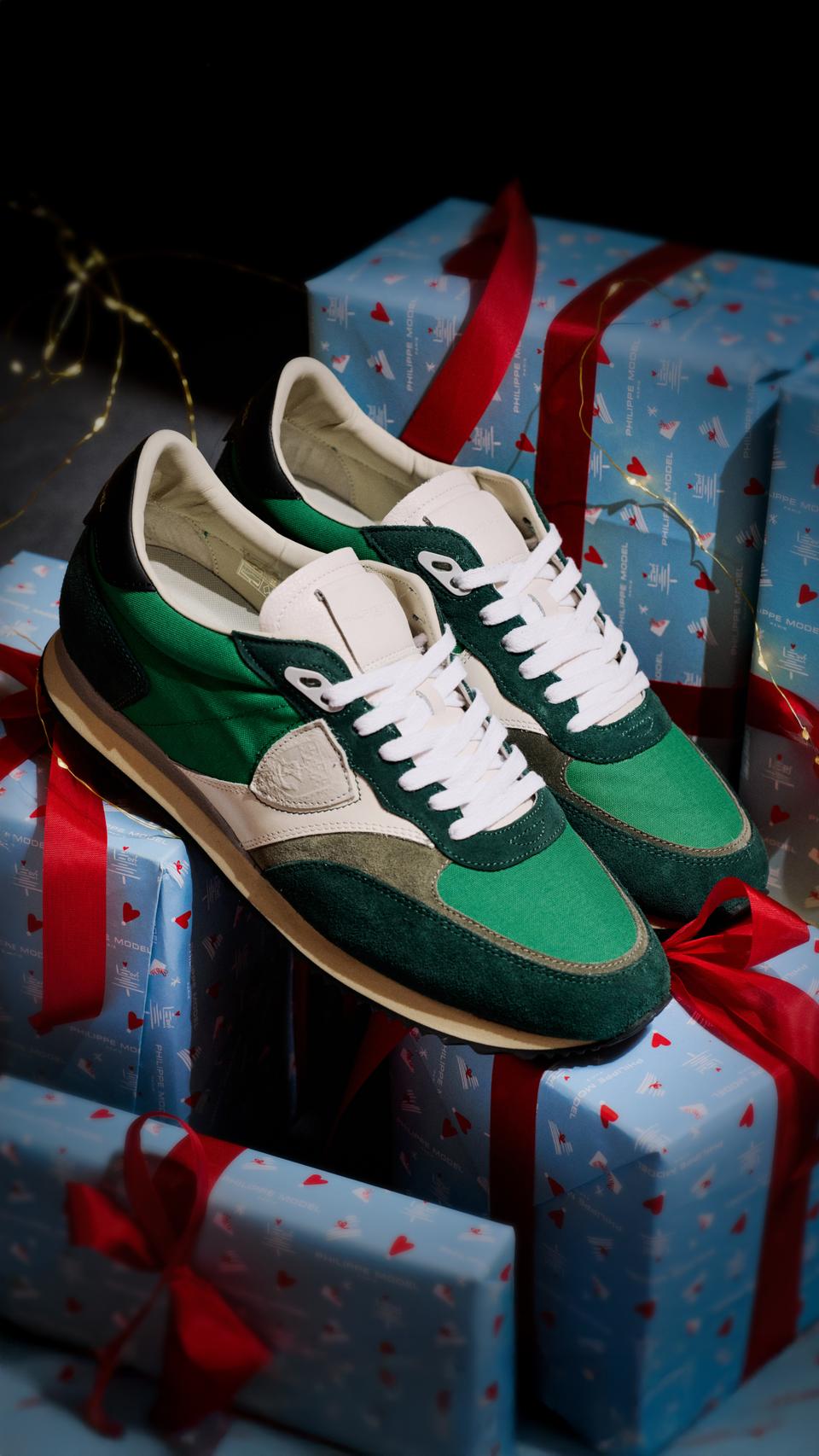 Philippe Model zapatillas blville hombre verde