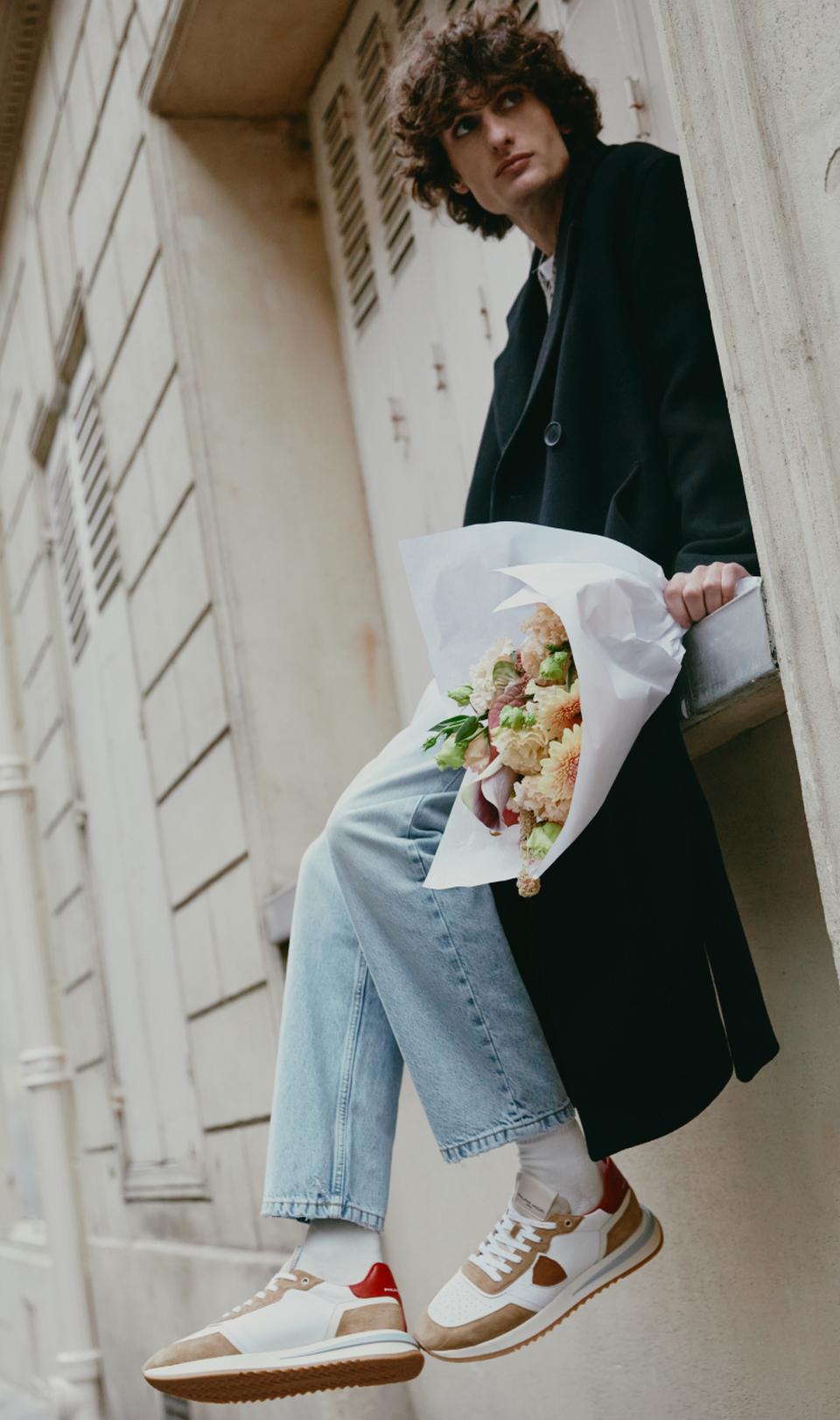 Philippe Model sneakers tropez 2.1 men white red beige