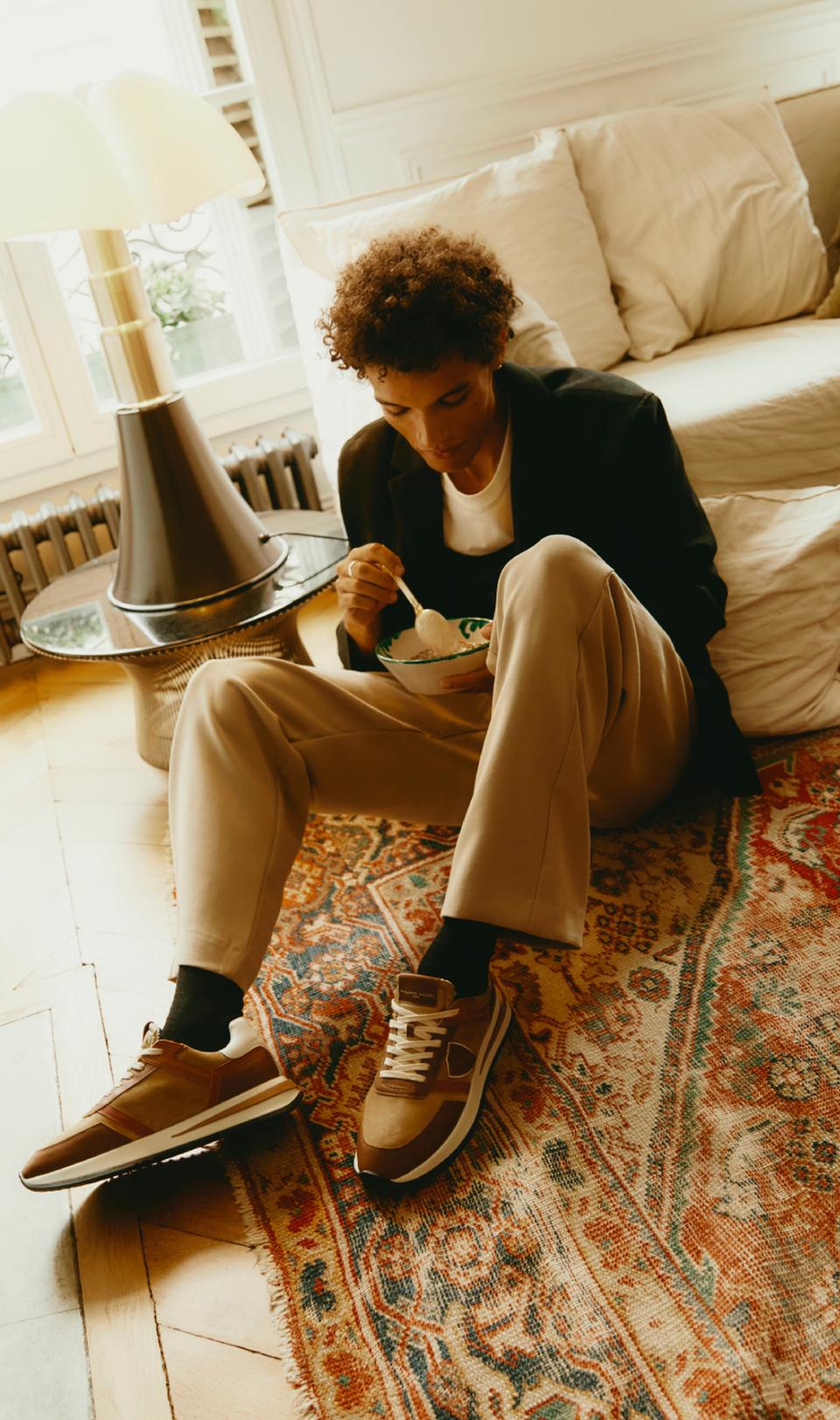 Philippe Model sneakers tropez 2.1 uomo marrone