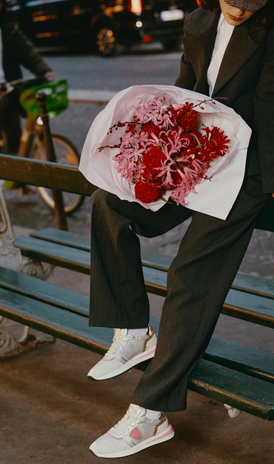 Philippe Model sneakers tropez 2.1 women silver pink