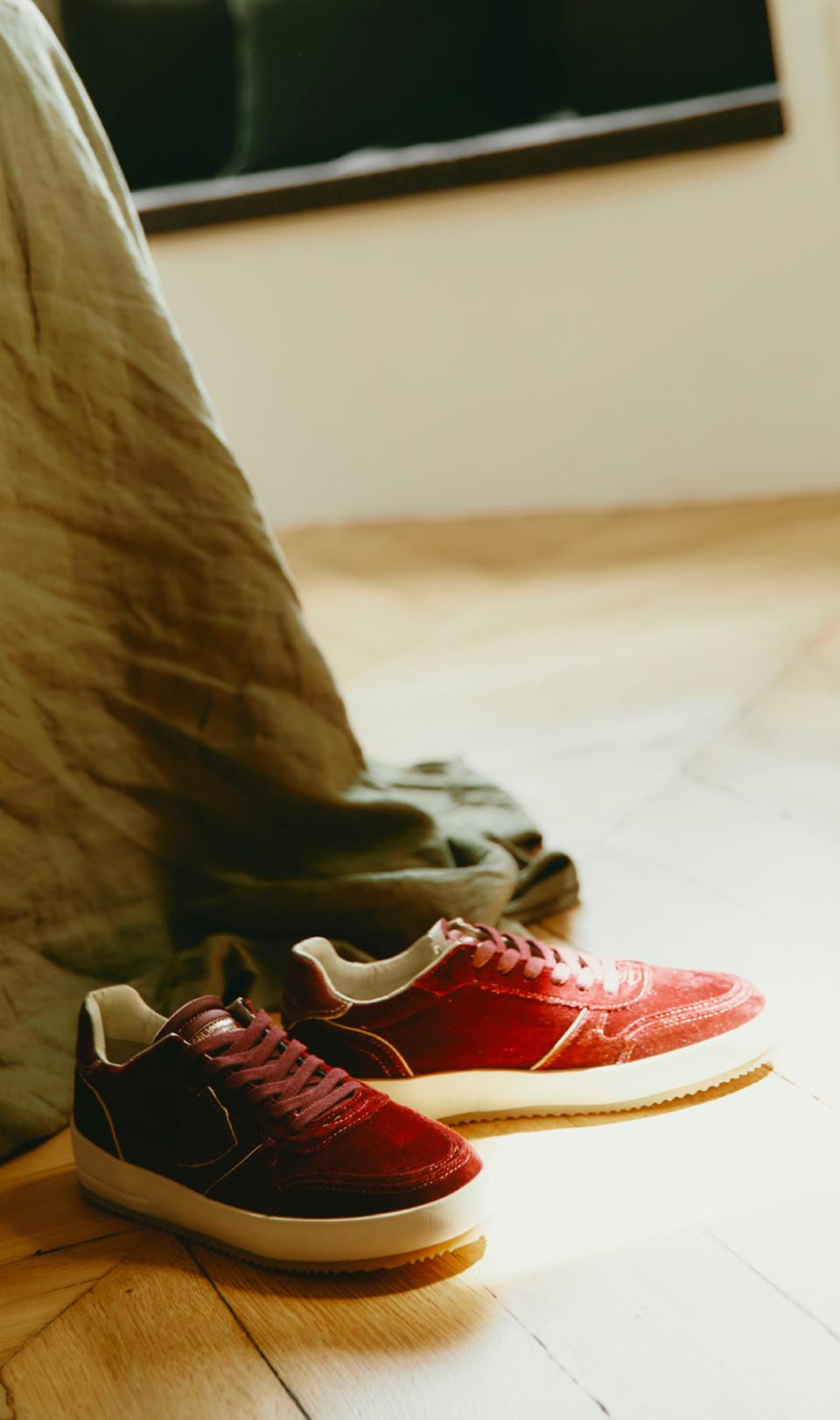 Philippe Model sneakers nice women burgundy