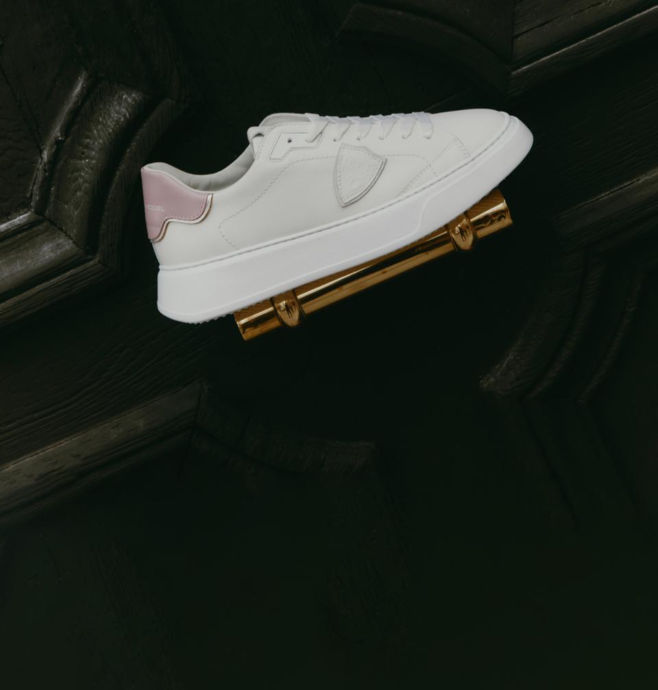 Philippe Model Sneakers Temple Damen Weiß Mauve