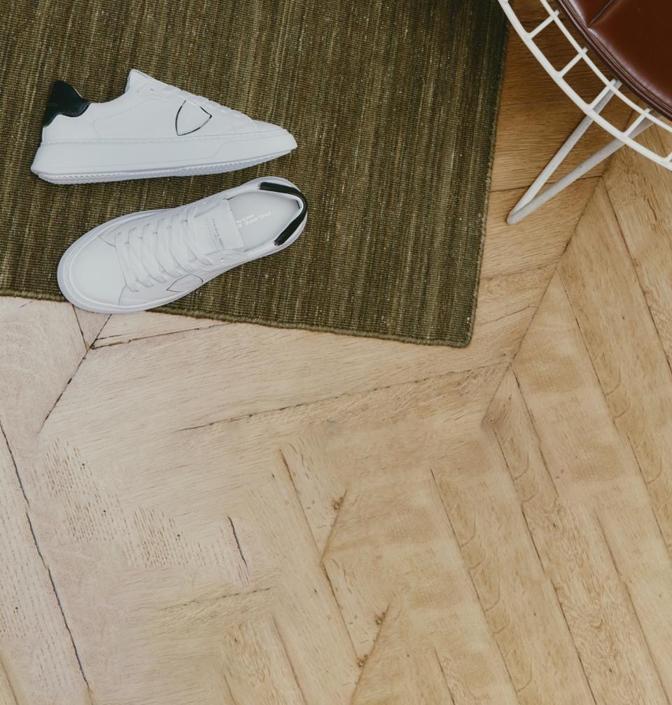 Philippe Model sneakers temple white black