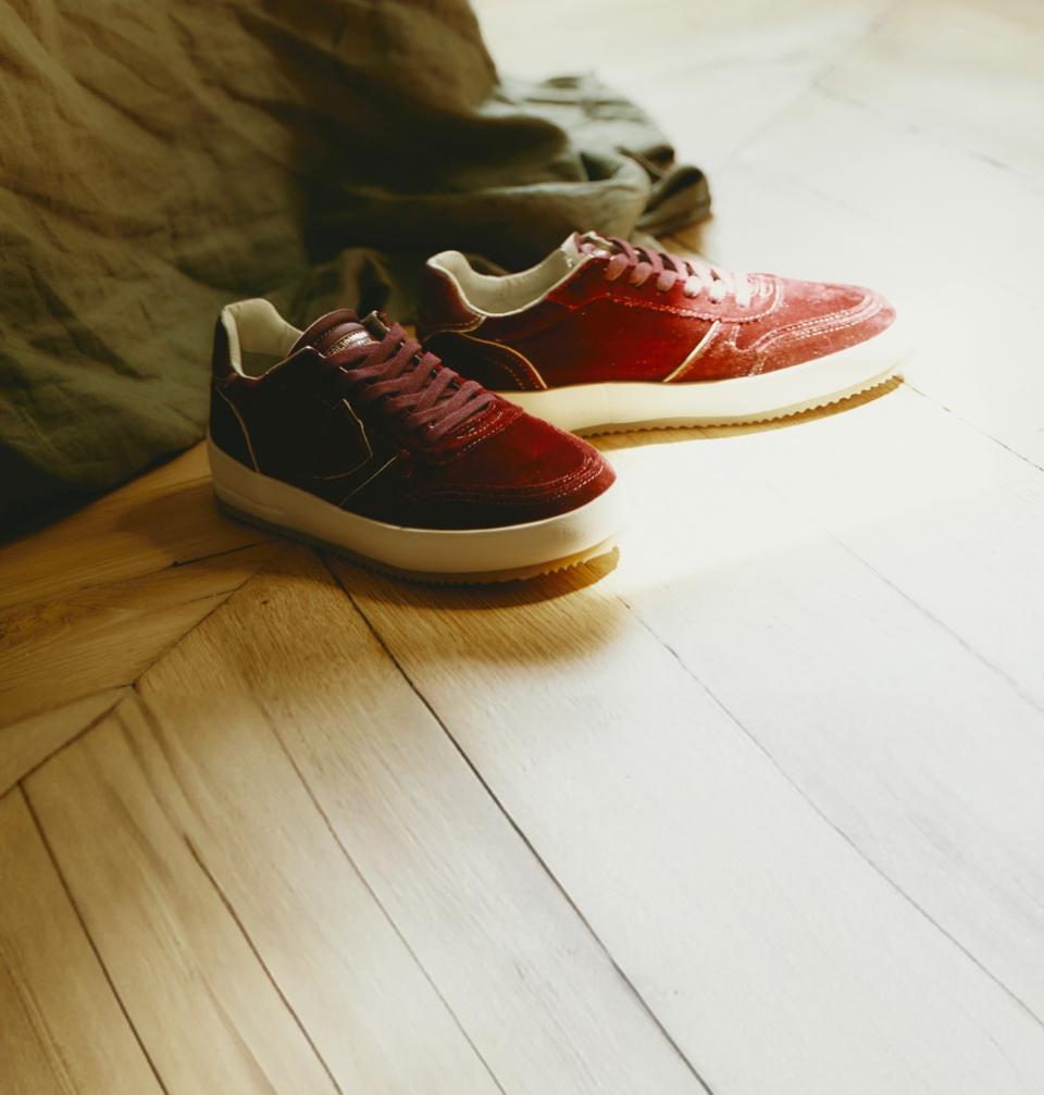 Philippe Model sneakers nice donna bordeaux