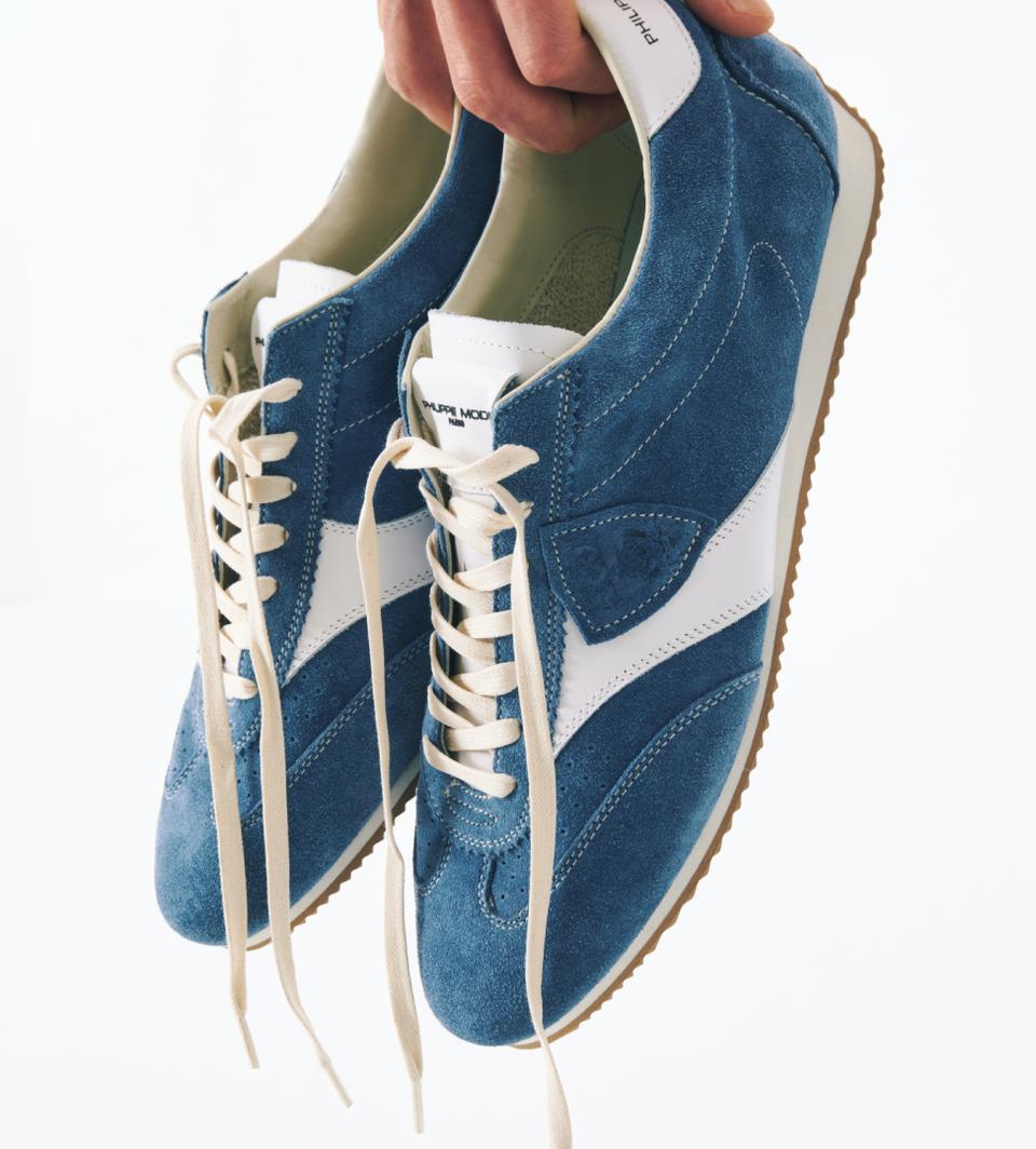 Philippe Model sneakers planche men blue white