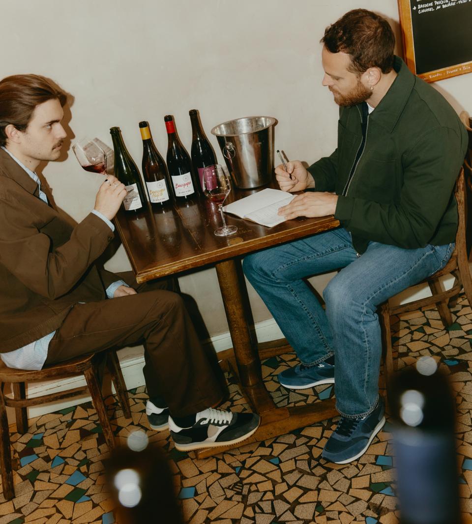 Philippe Model sneakers blville men blue and black and white