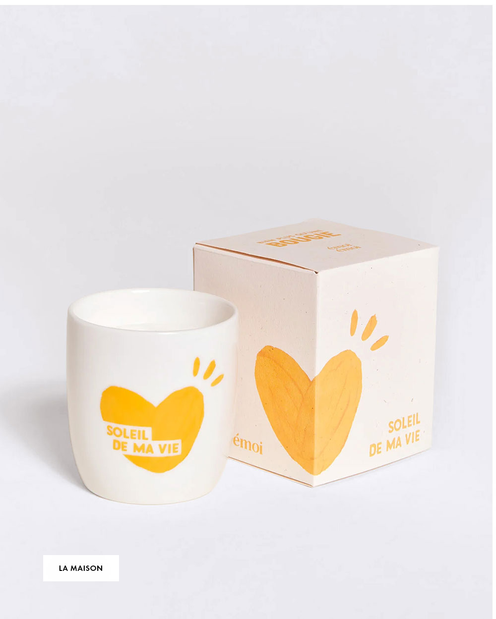 bougie soleil de ma vie made in france