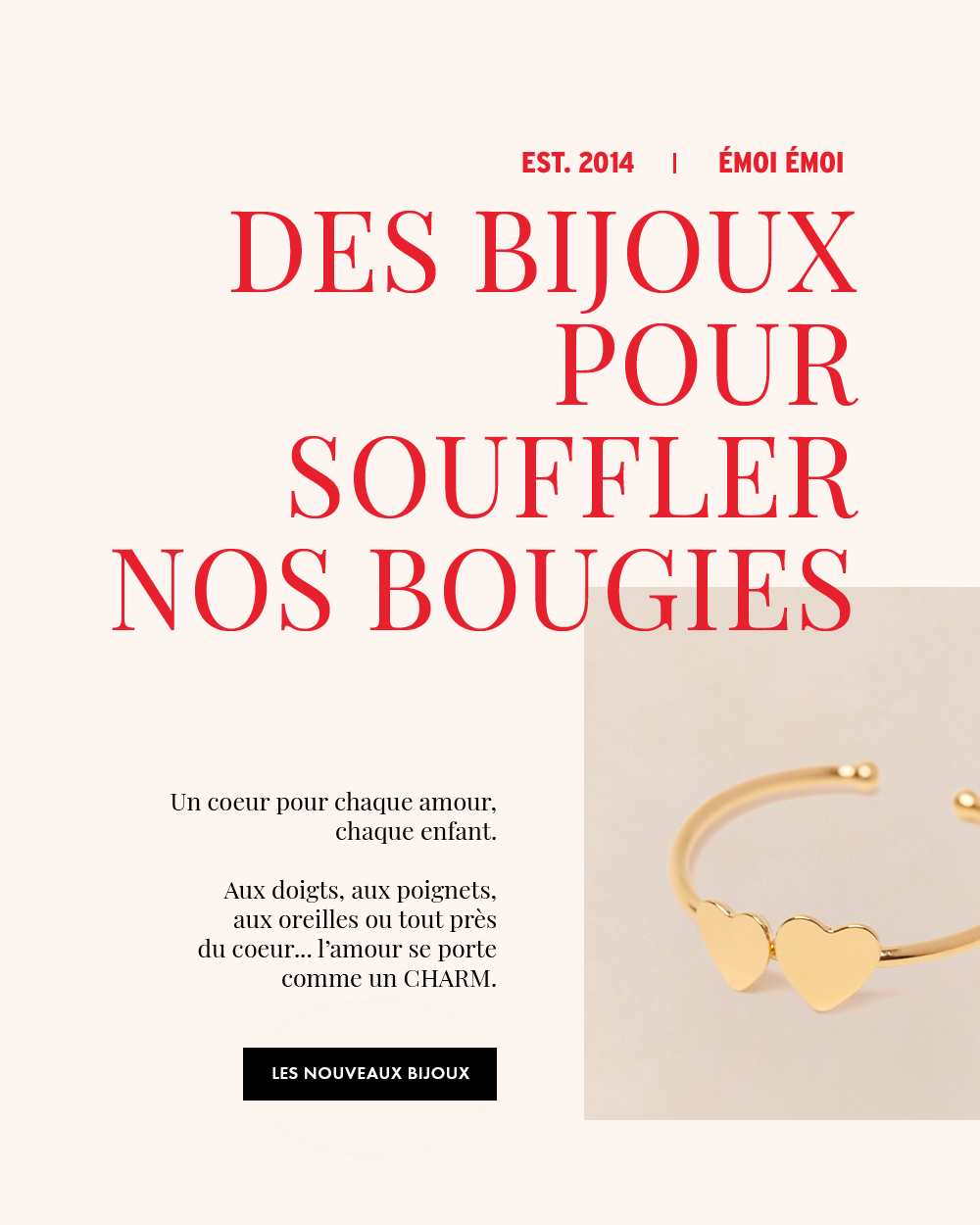 new bijoux desk + cta