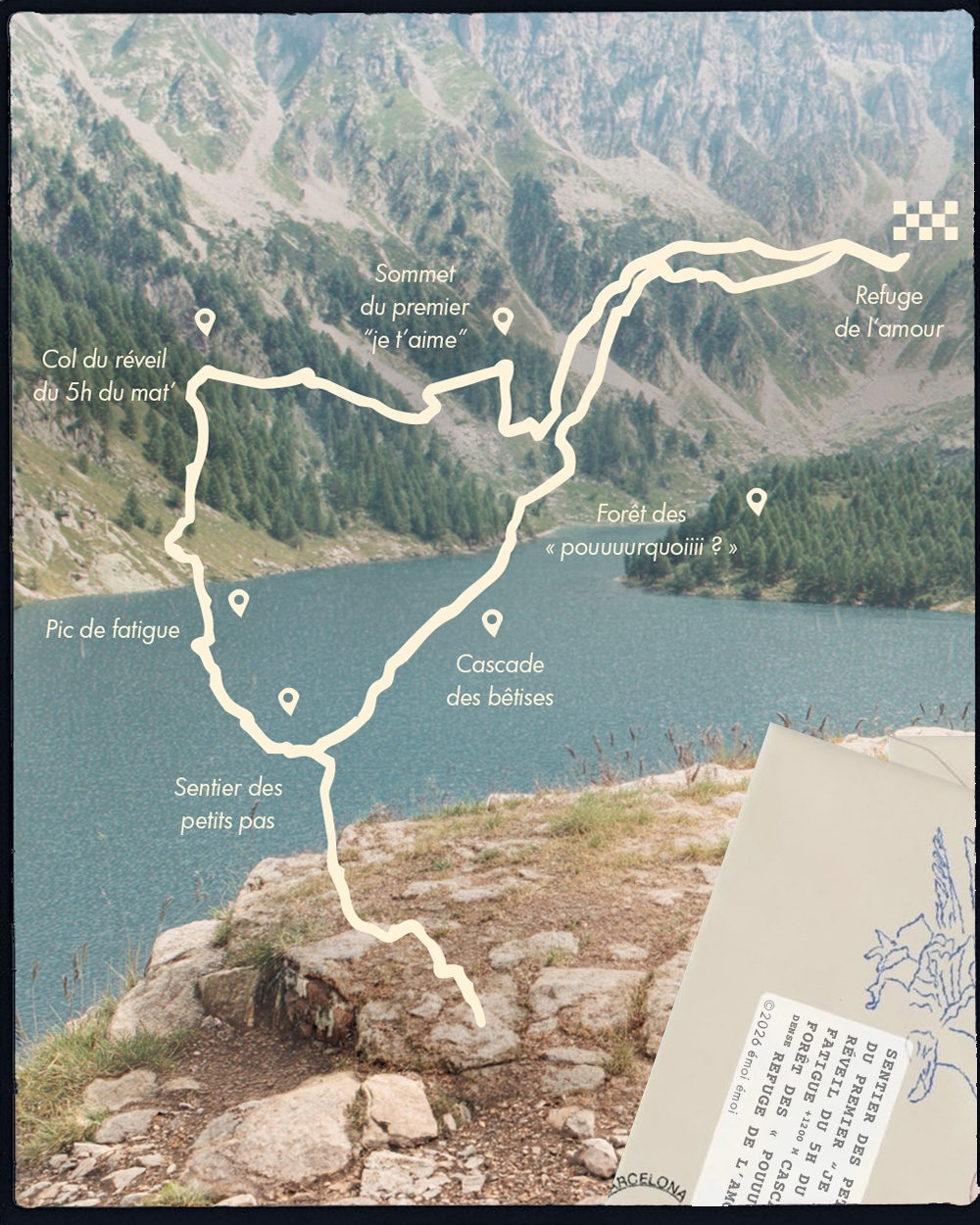 Carte des étapes des la vie émoi émoi