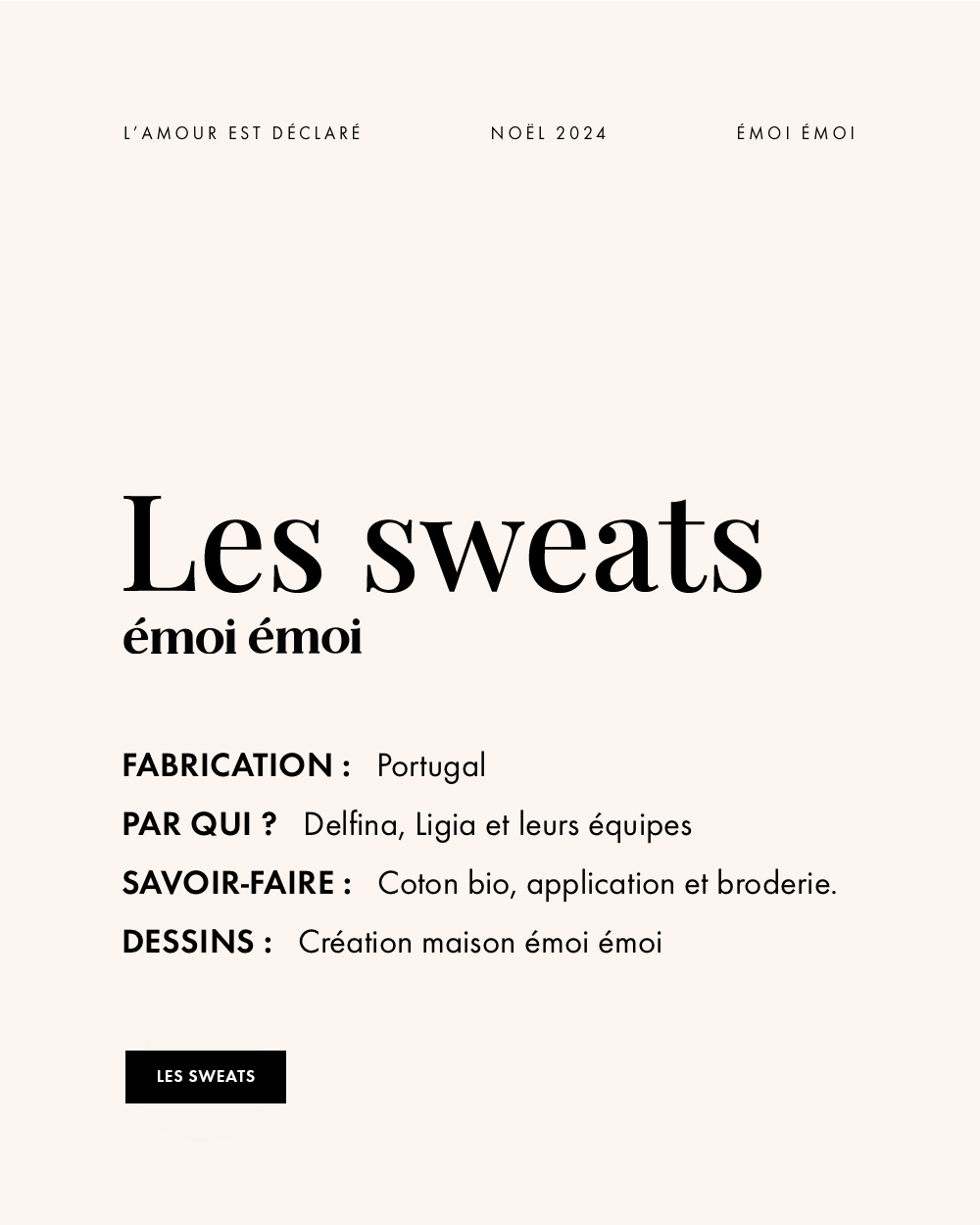 LP CATALOGUE NOEL SWEAT DESK