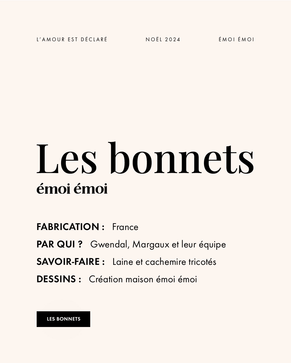 LP CATALOGUE NOEL BONNETS DESK