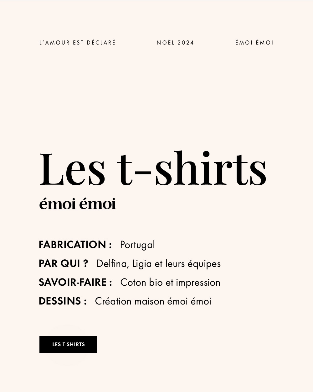 LP CATALOGUE NOEL T-SHIRTS DESK