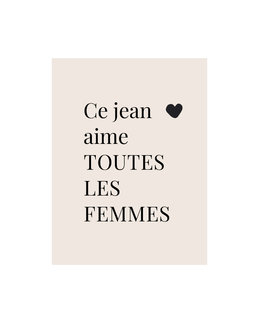LP JEANS AIME TOUTES LES FEMMES 2/2
