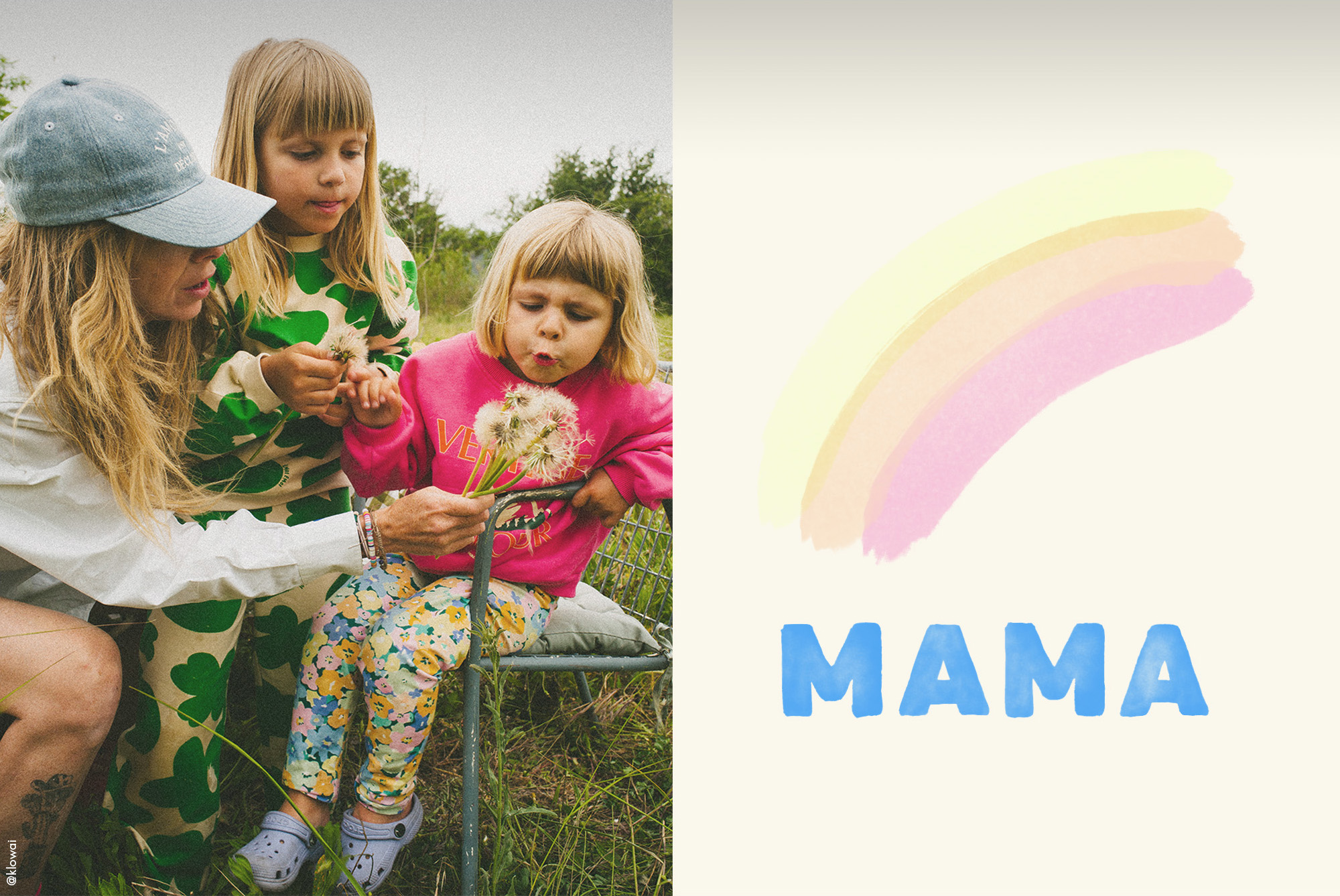 Maman et ses filles portant du émoi émoi