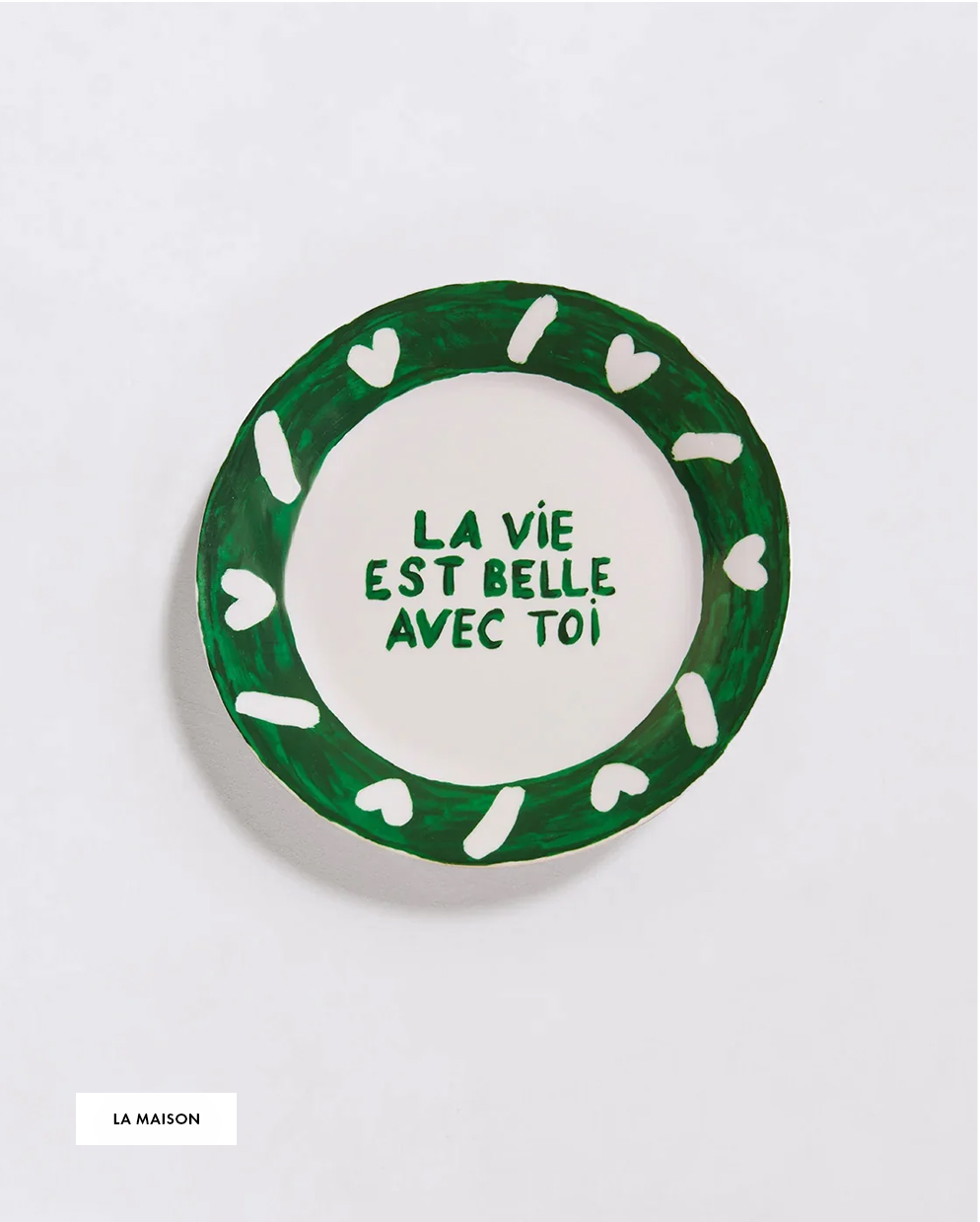 Assiette La vie est belle