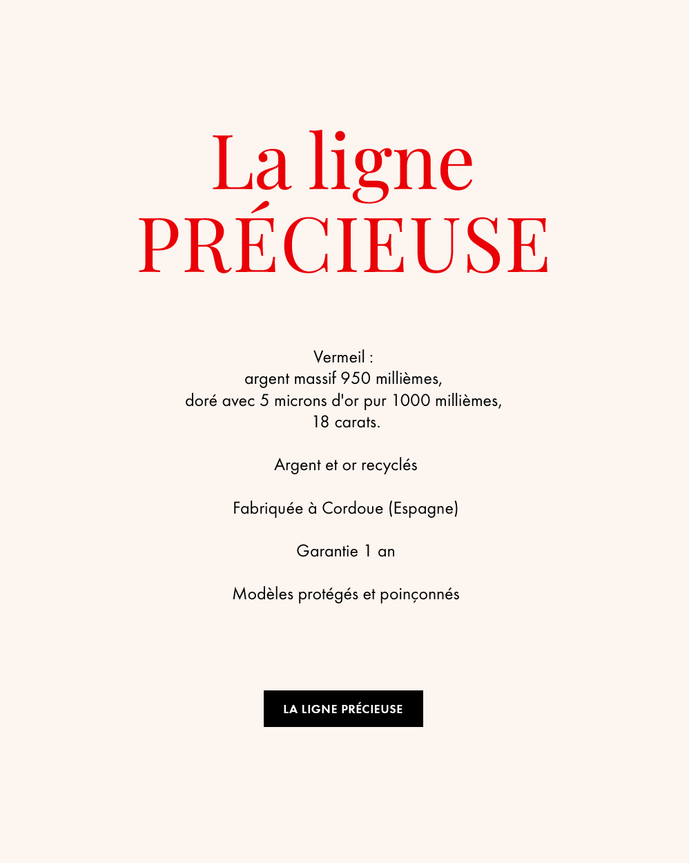 LP GARANTIE BIJOUX PRÉCIEUSE DESK