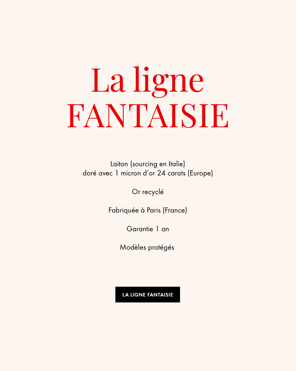 LP GARANTIE BIJOUX FANTAISIE DESK