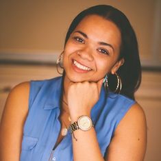 photo of woman smiling at camera