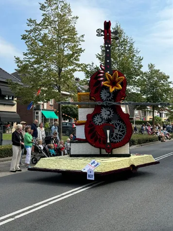 Wagen tijdens de optocht