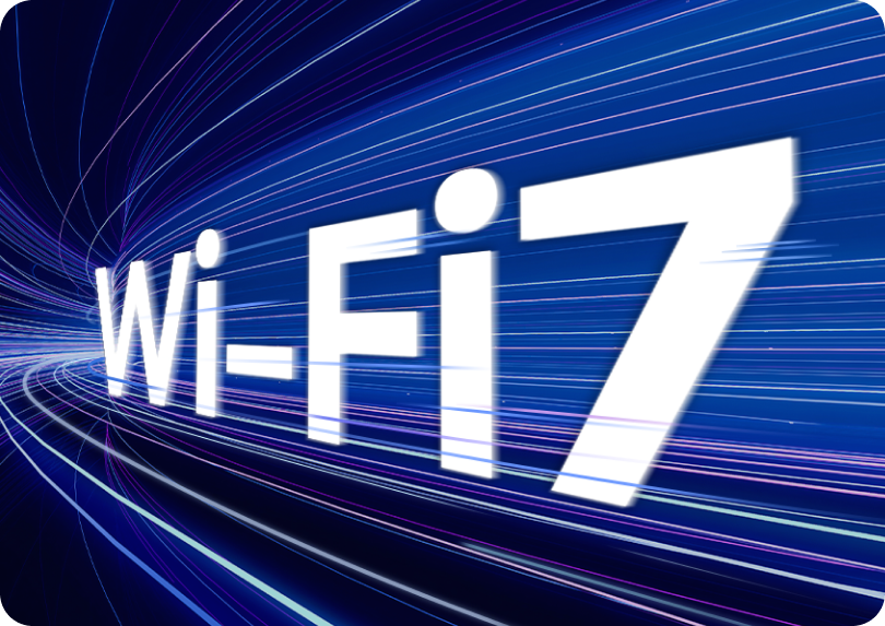 Image showing Wi-Fi 7 connectivity concept with various connected devices