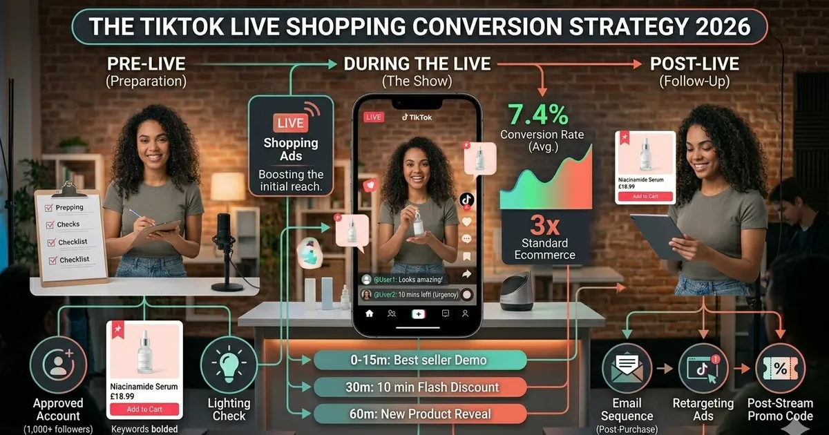 TikTok Live Shopping Strategy: How to Increase Conversions in 2026