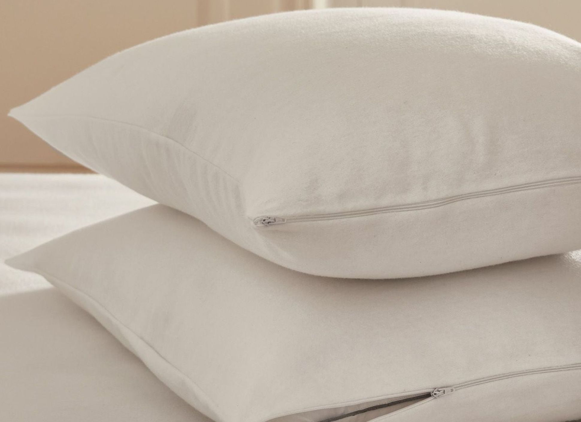 Protège Oreiller Imperméable 65x65 Cm Duquennoy & Lepers - Molleton 100% Coton 170g/m², Lavable 90°C, Rabat Intérieur - 5