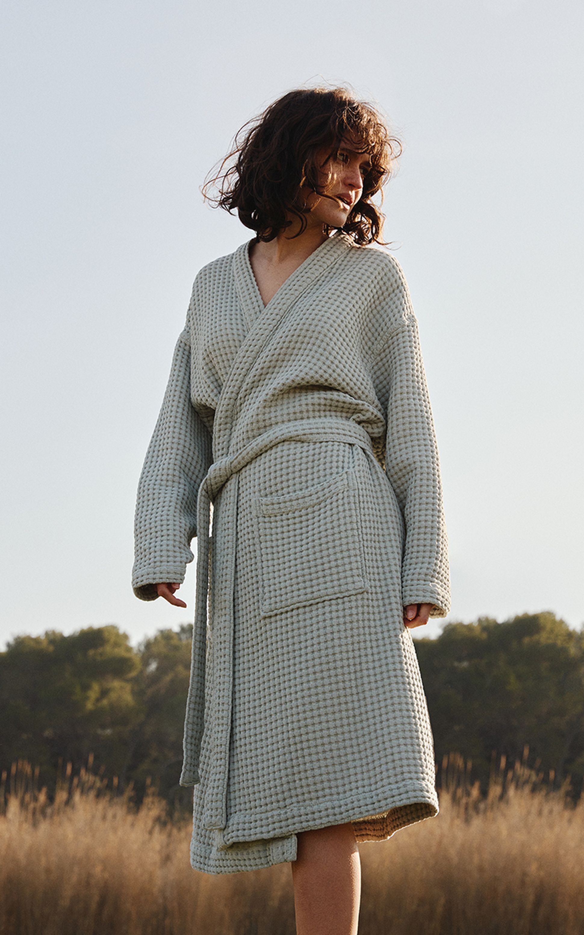 Peignoir Femme Peignoir Original Peignoir De Bain Femme Eponge