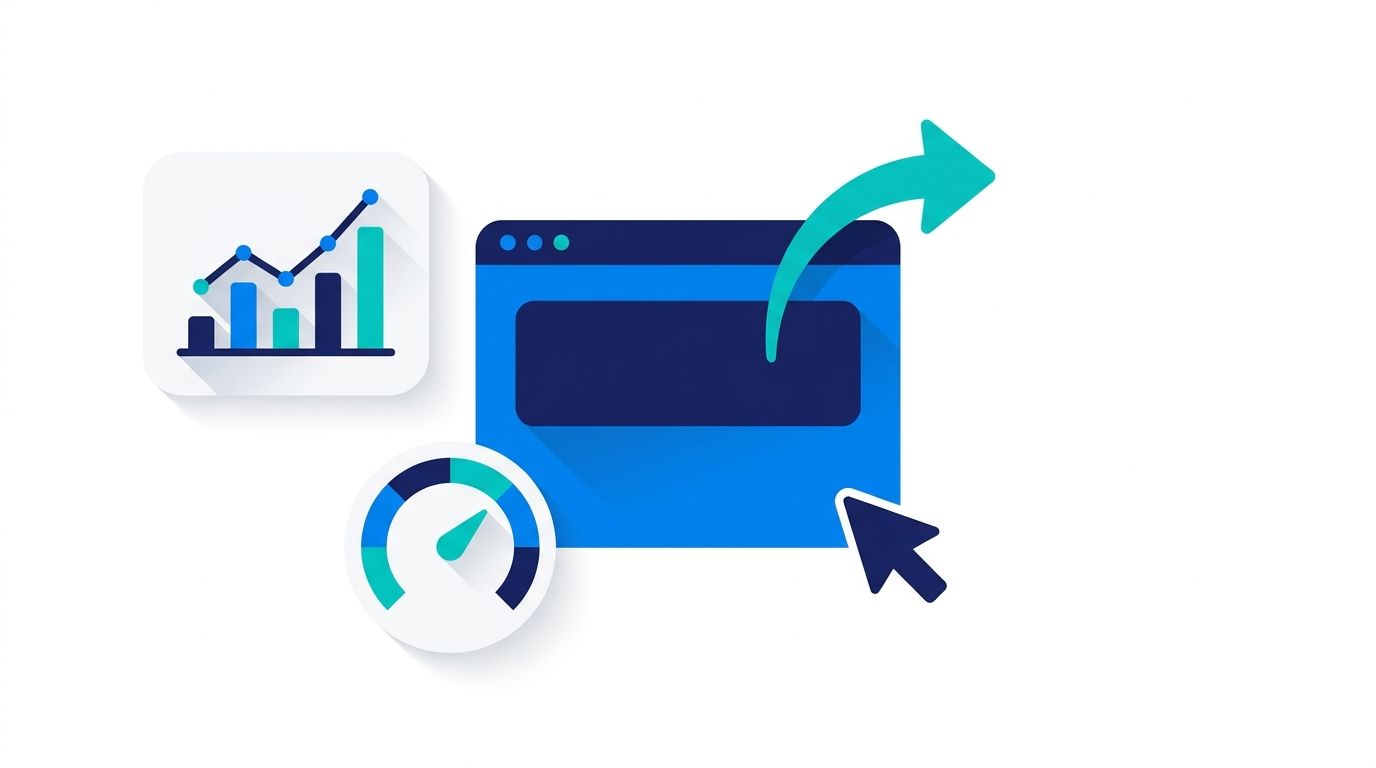 Illustration du taux de rebond mesuré dans un tableau de bord analytics GA4