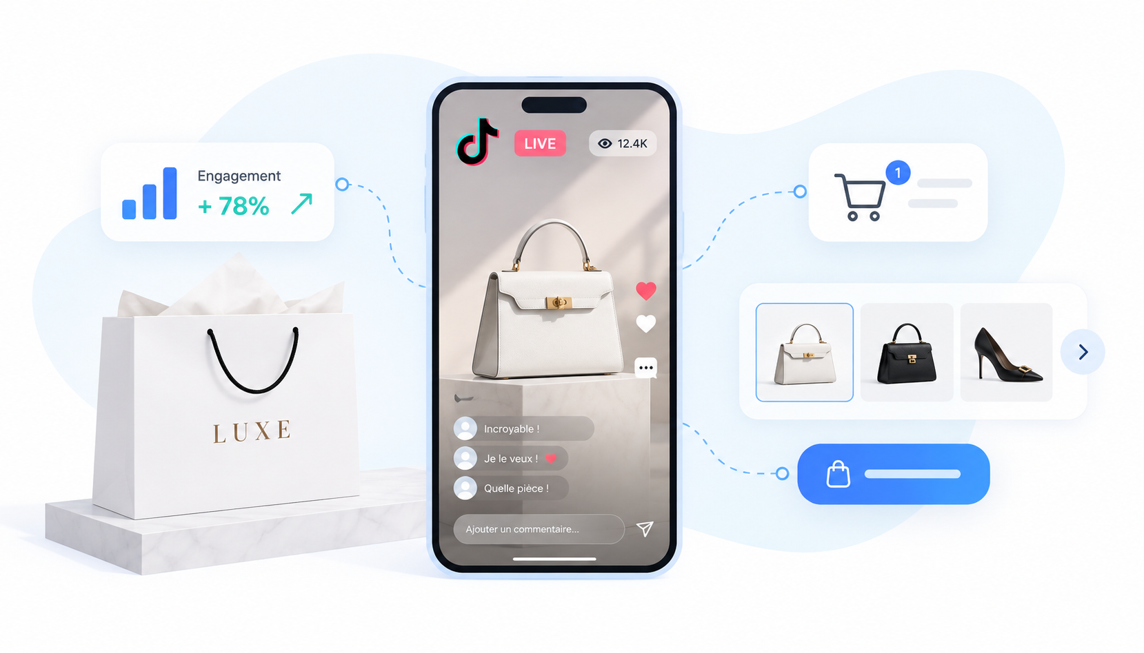 TikTok Shop et le luxe : comment le live shopping redéfinit l'acte d'achat