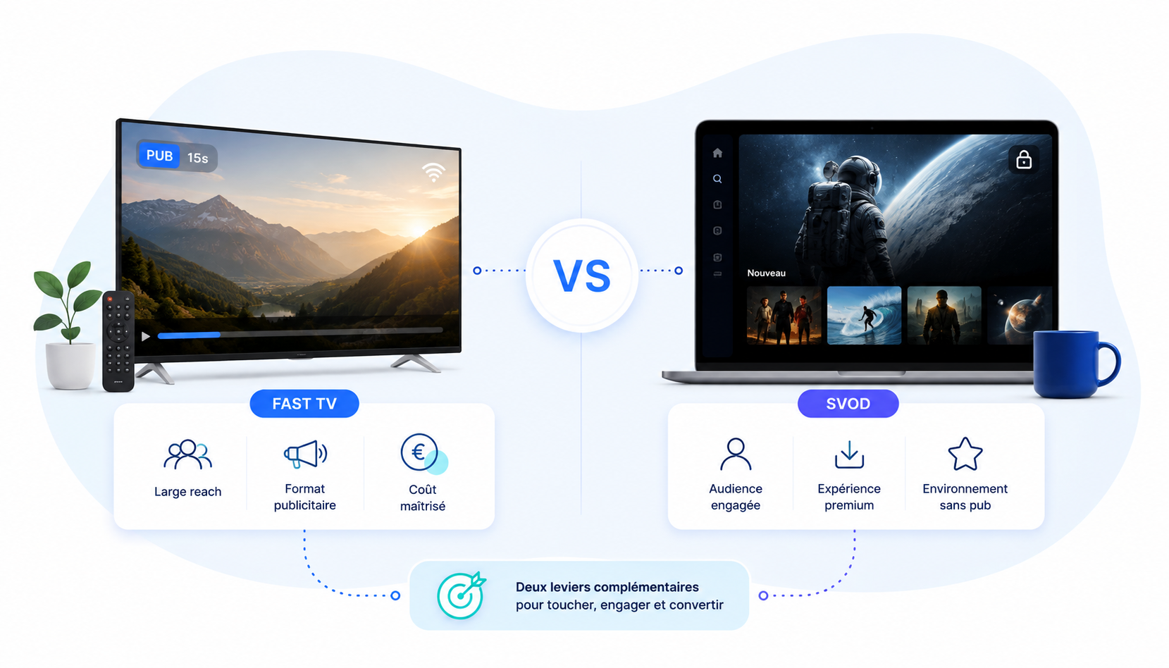 Fast TV vs SVOD : quel levier choisir pour votre stratégie vidéo ?