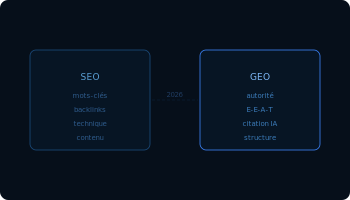 SEO vs GEO  : préserver votre visibilité et votre pipeline