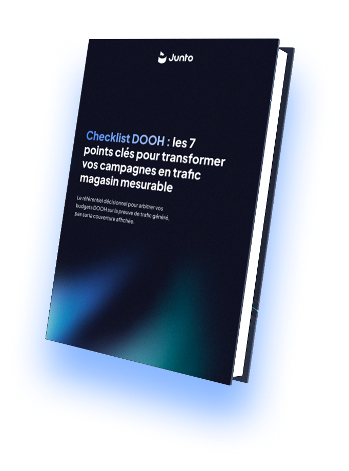 DOOH : transformez vos campagnes en trafic magasin mesurable