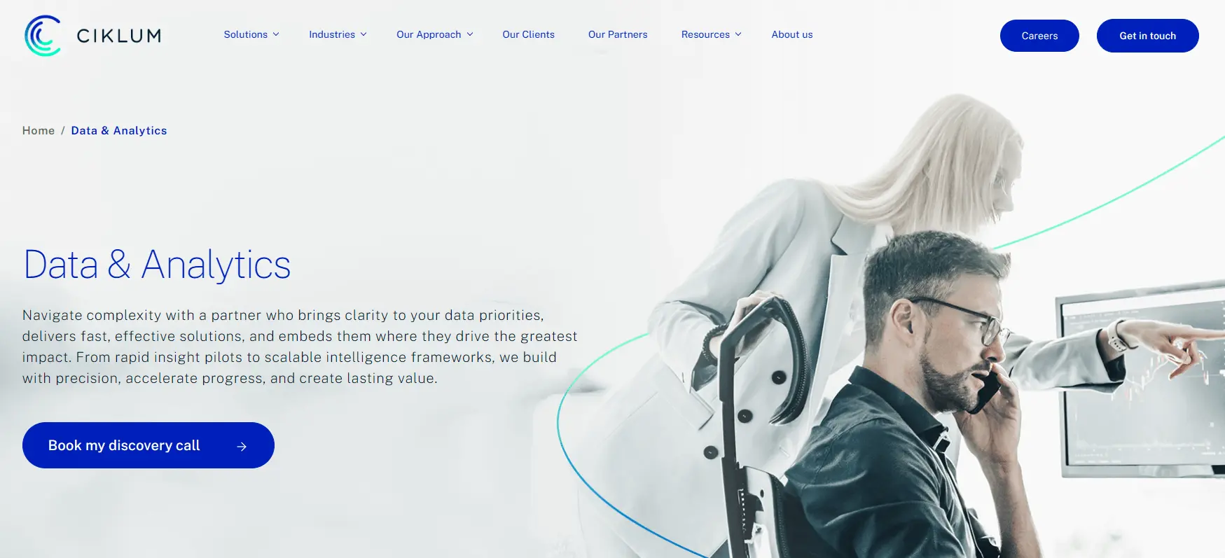 Ciklum screenshot : top 18 data governance consulting companies