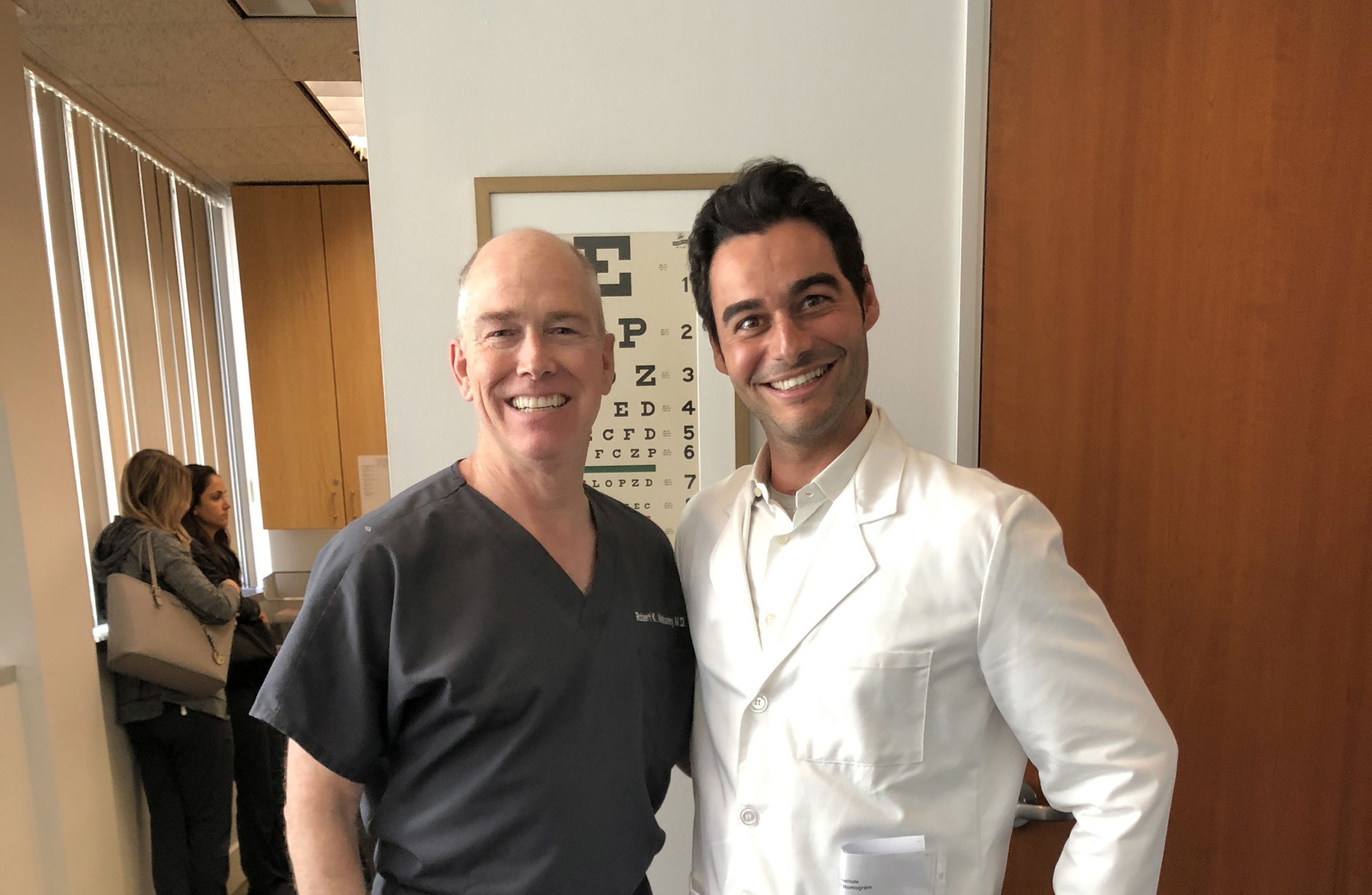 Il dott. Andrea Russo insieme con il dott. Robert Maloney a Beverly Hills (Los Angeles)