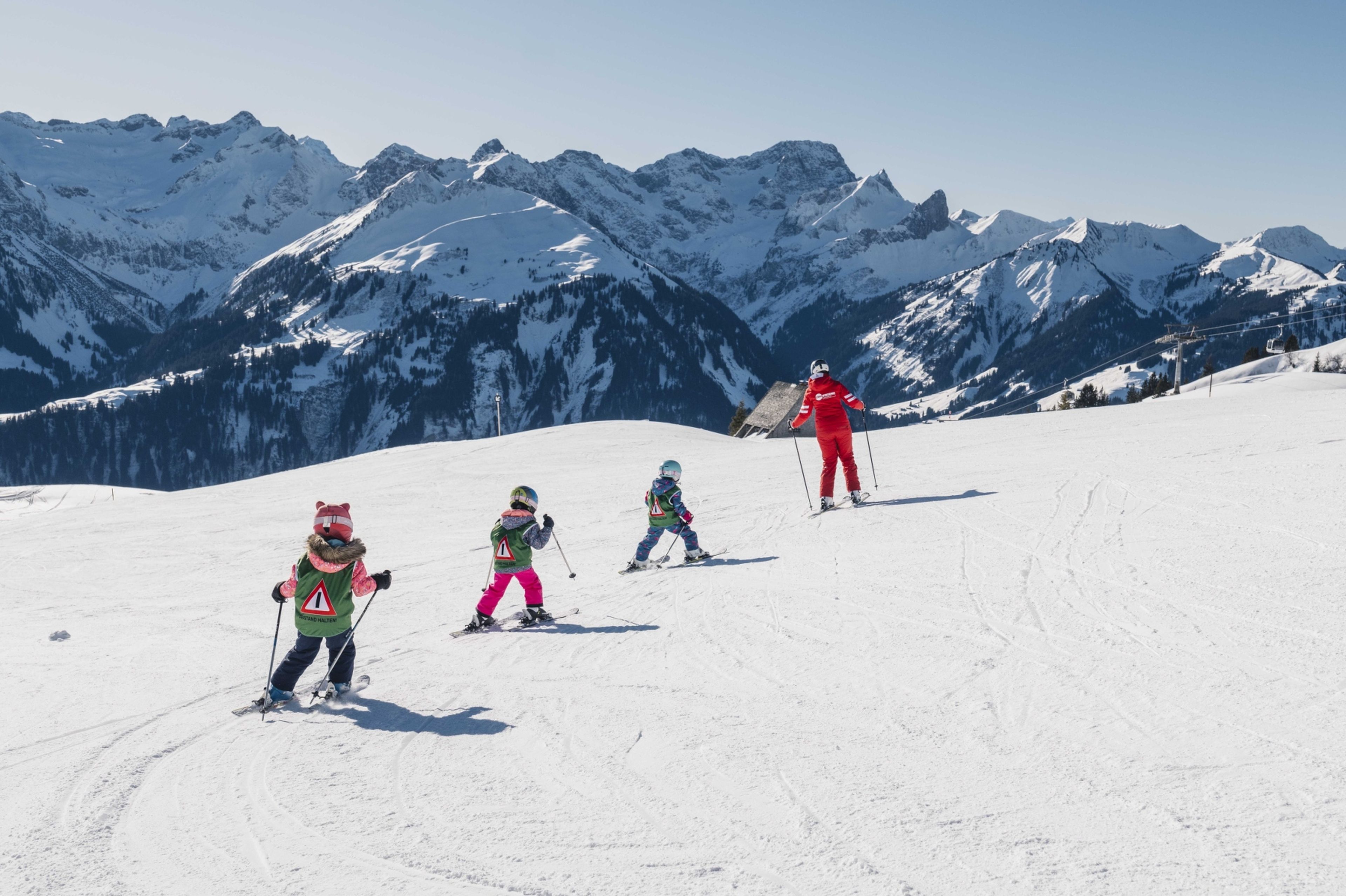Kinderskikurs am Diedamskopf in Au-Schoppernau