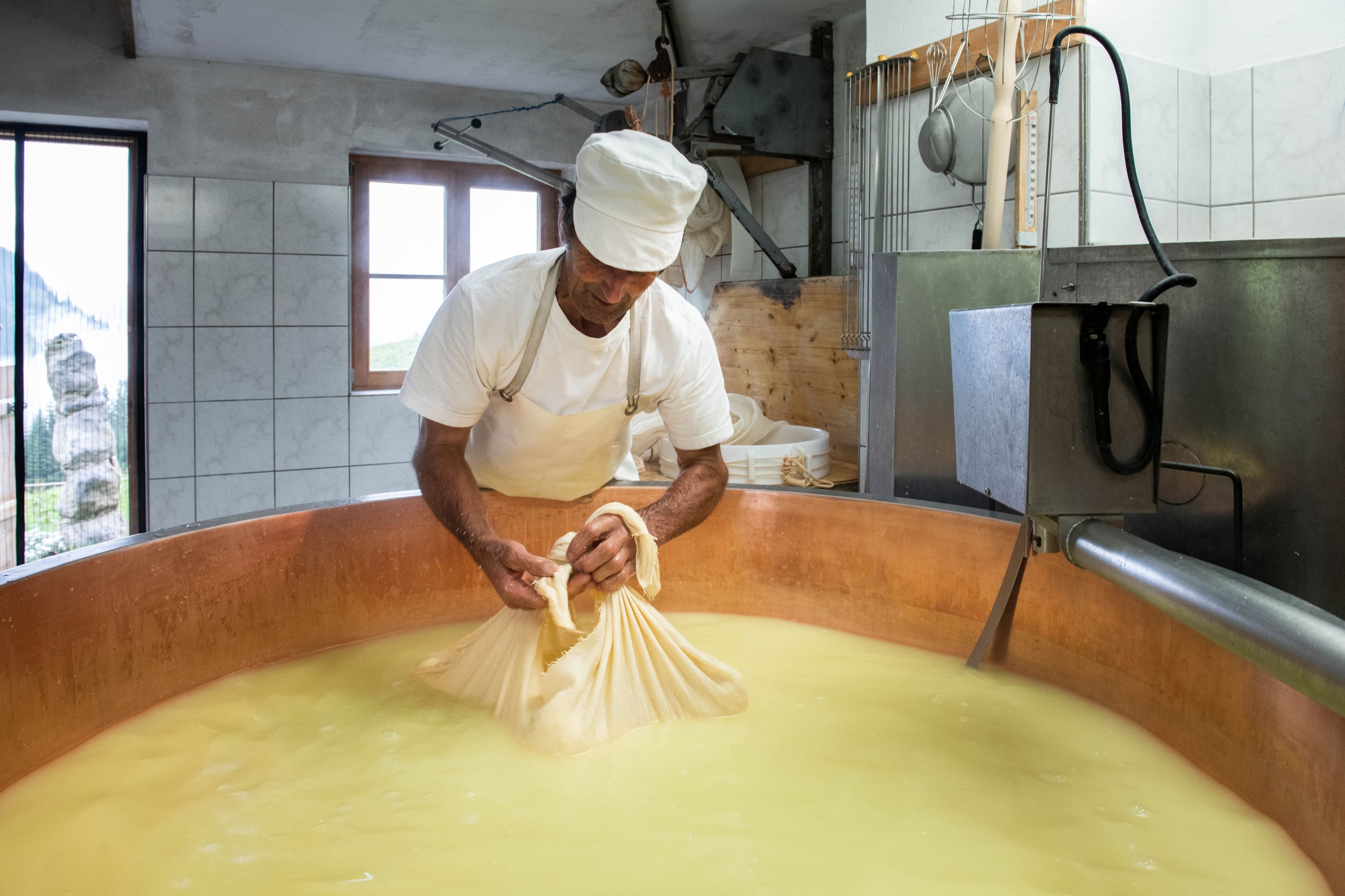 Käseproduktion im Bregenzerwald