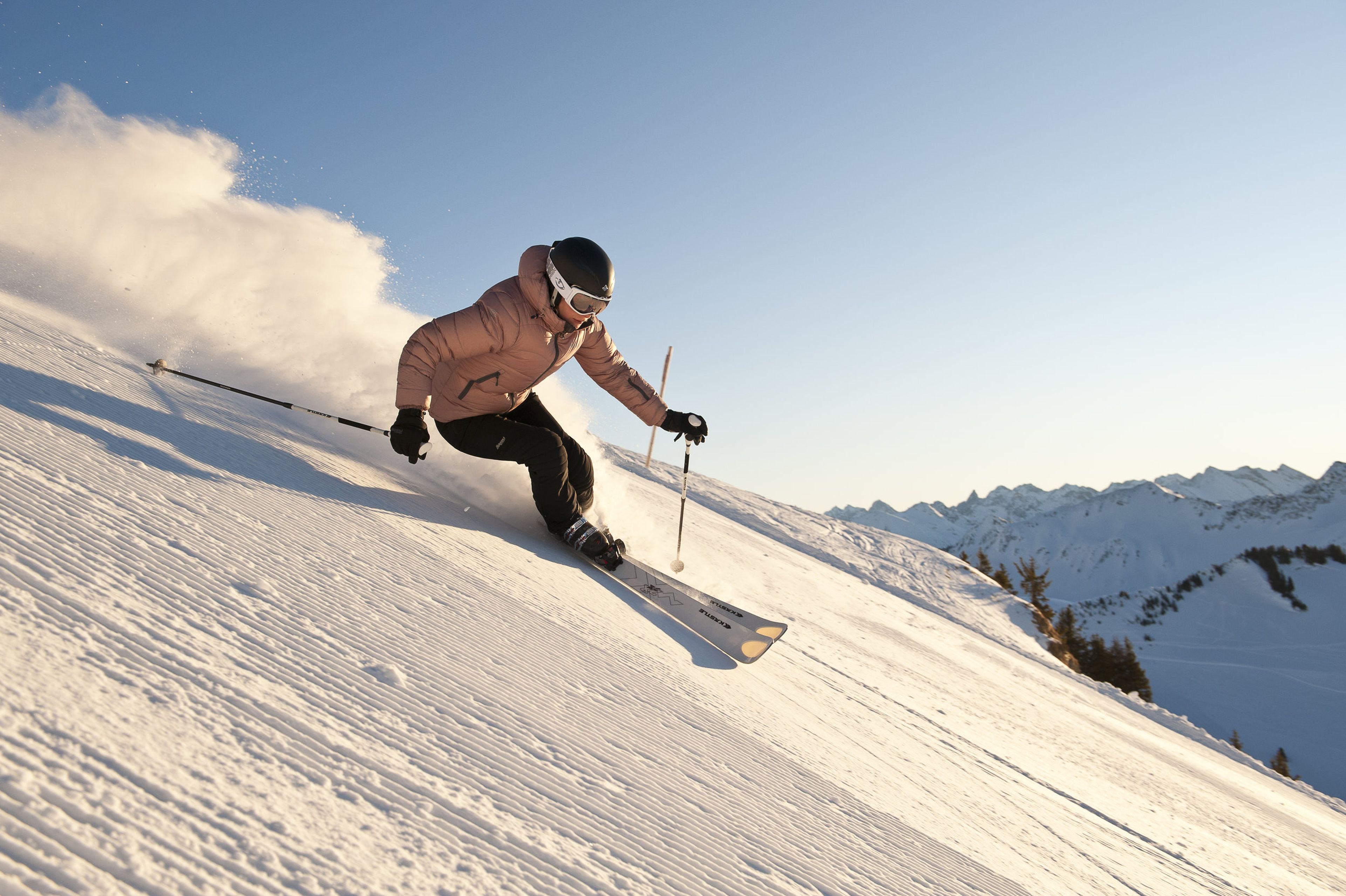 Skifahren am Diedamskopf