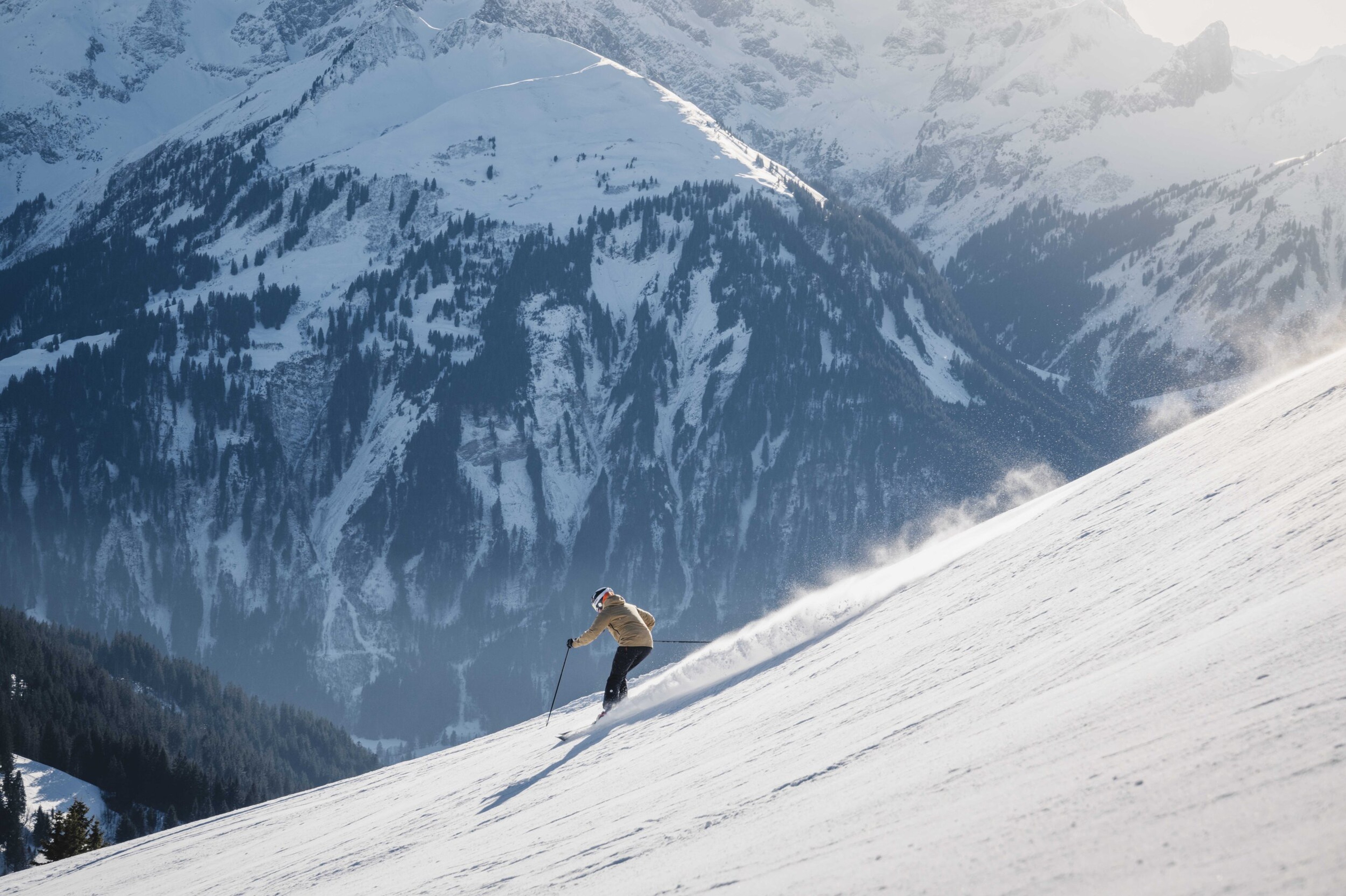 Skifahren am Diedamskopf