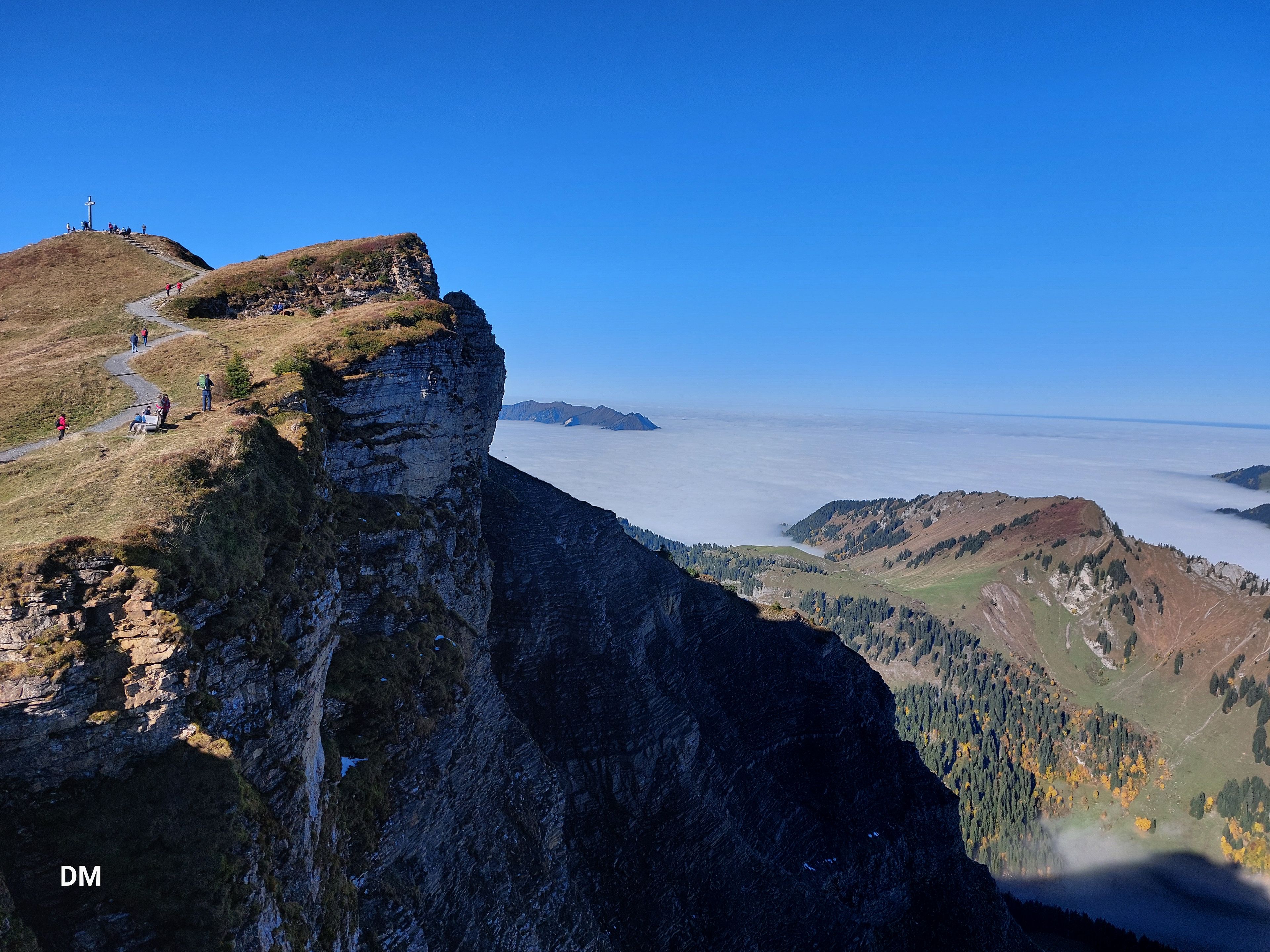 Blick vom Diedamskopf richtung Bodensee