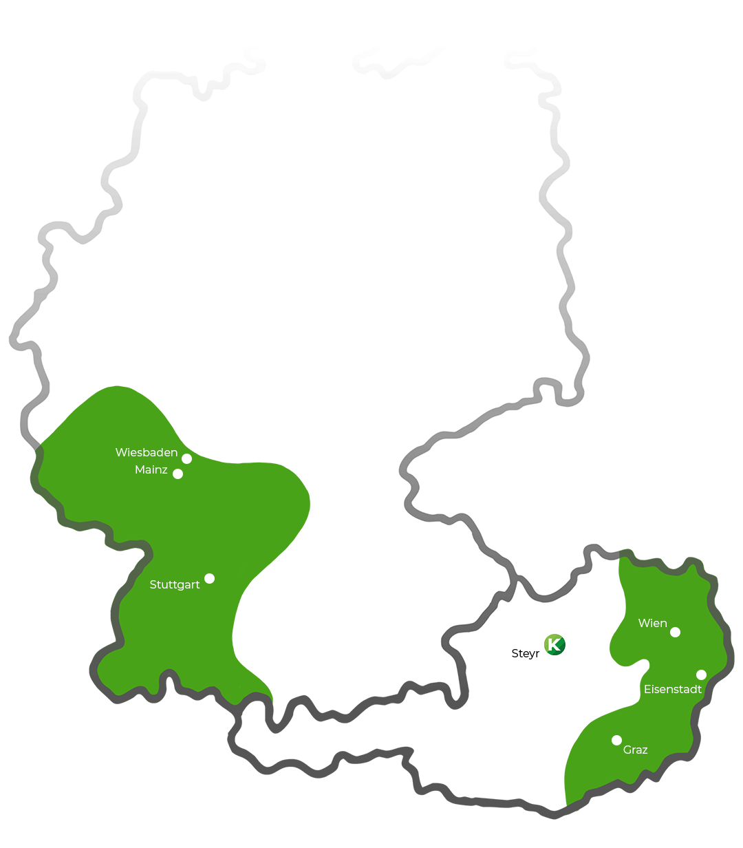 Kappa Kerngebiete