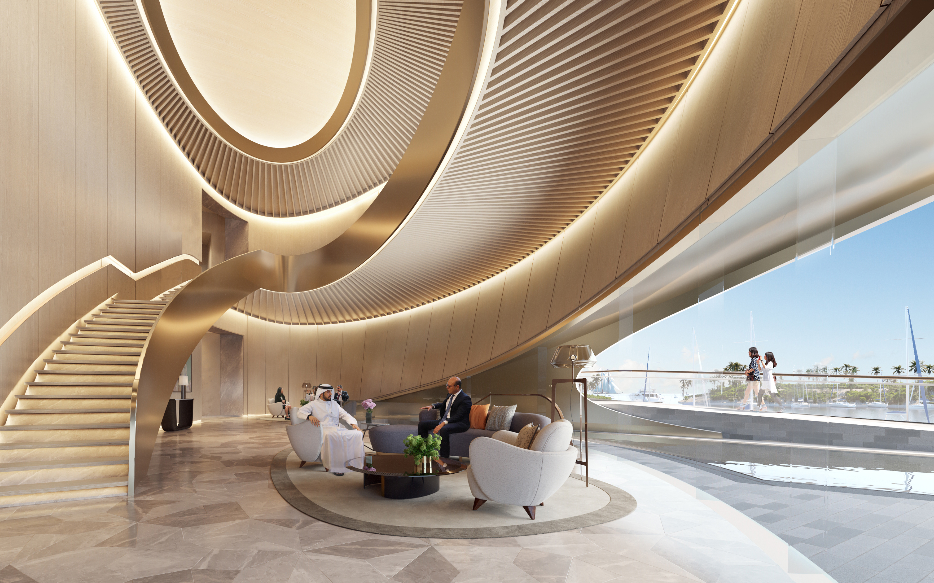 AMAALA Triple Bay Yacht Club | ROAM Interior Design