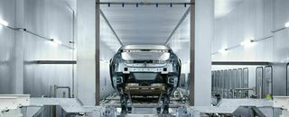 Car on production site