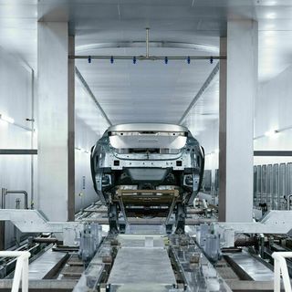 Audi car in production