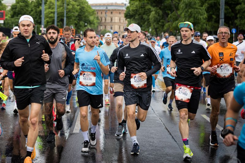 Dominic Thiem seen during the Wings for Life World Run in Vienna, Austria on May 04, 2025.